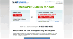 Desktop Screenshot of meowpet.com